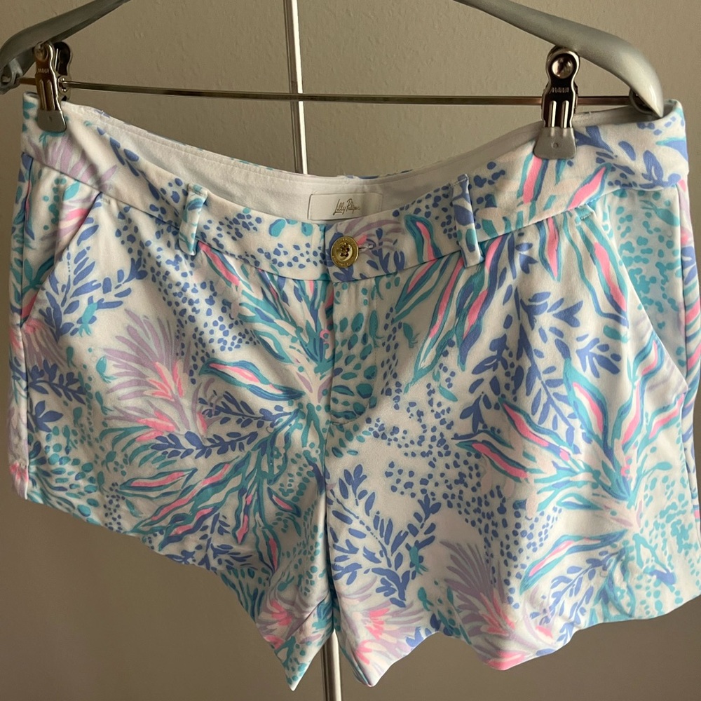 Lilly Pulitzer Callahan Stretch Shorts-size 12